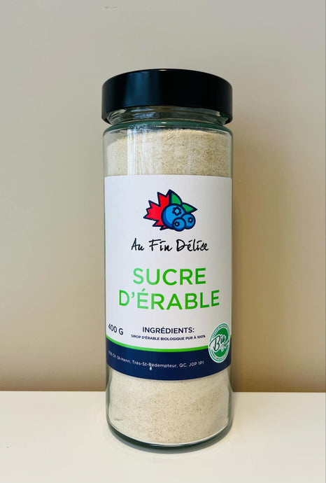 Sucre d'érable biologique 100% pur
